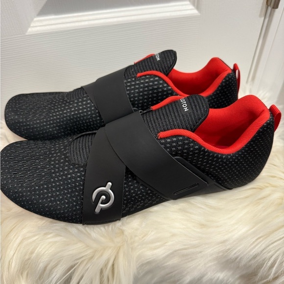 Peloton Altos Cycling Shoes Spinning Black Red main image 3